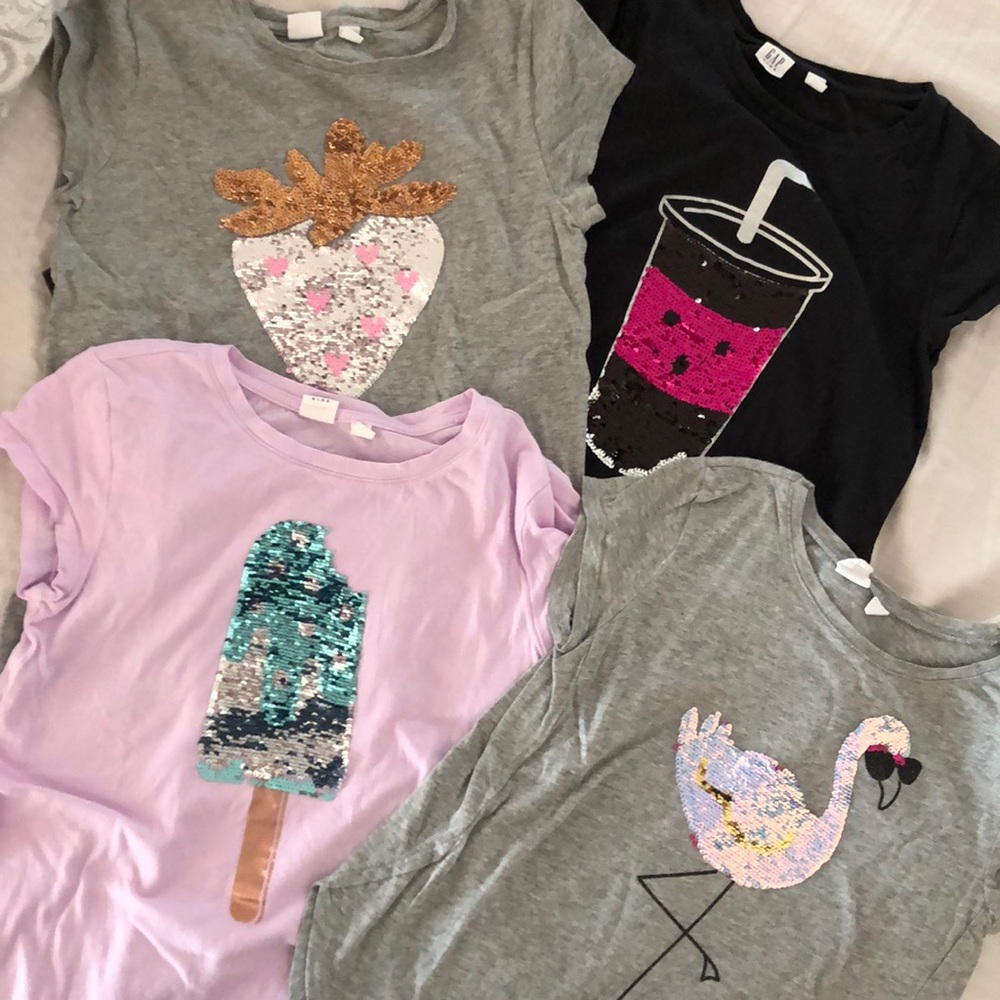 Girls GAP Flip Tees
